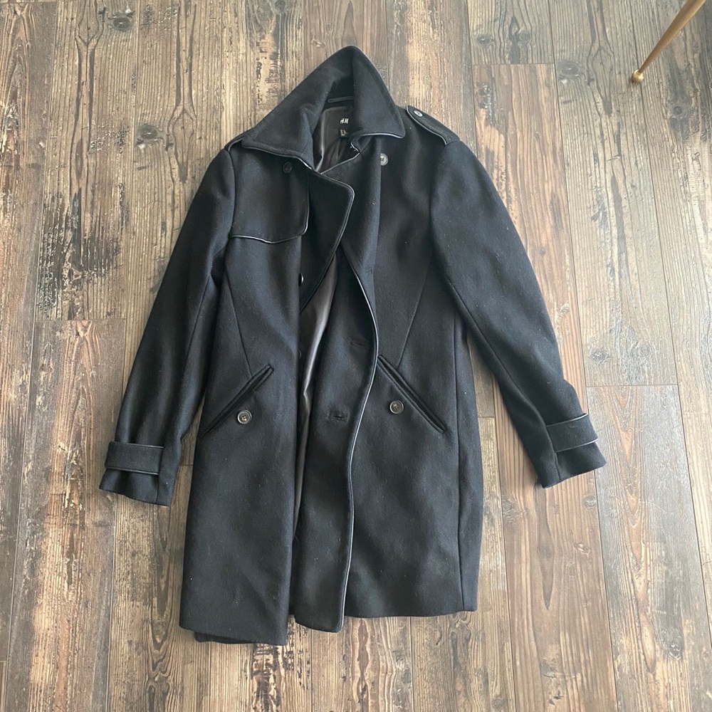 H&M BLACK COAT